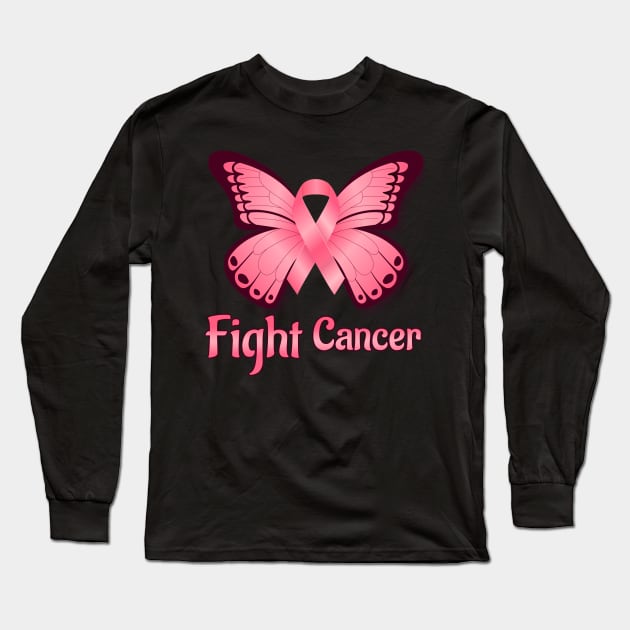 Fight cancer Long Sleeve T-Shirt by Kencur